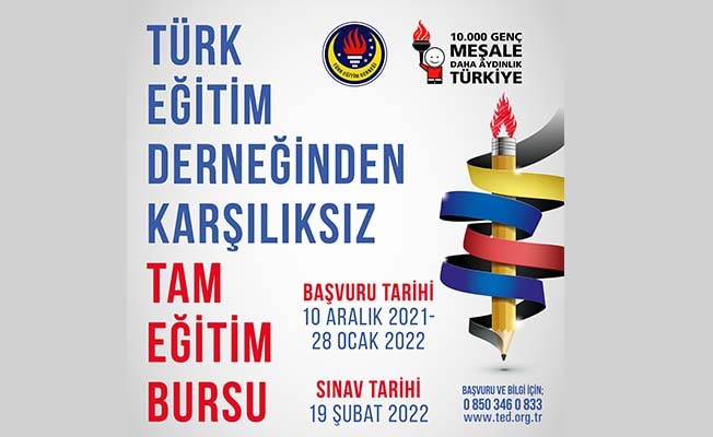 Türk Eğitim Derneği tam eğitim bursu başvuruları başladı