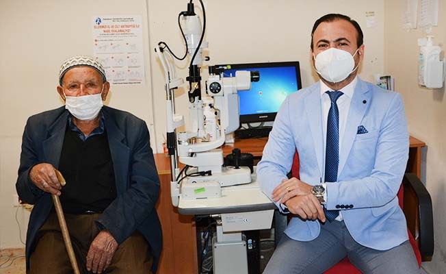 20 yıldır görmeyen gözü PAÜ Hastanesinde açıldı