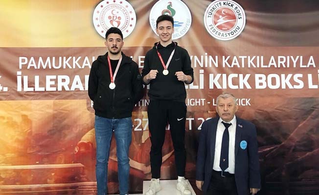 Pamukkale Belediyesporlu Kıck boksculardan 3 madalya