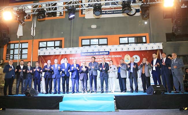 Pamukkale Belediyesi Muhammet Serter Anadolu İmam Hatip Lisesi ve Ortaokulu Fen ve Sosyal Bilimler Proje Okulu dualarla açıldı