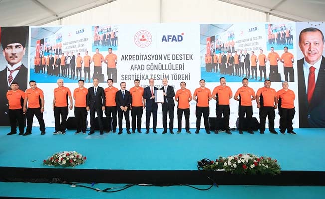 Ege Bölgesinin AFAD sertifikasını alan ilk belediye Pamukkale oldu
