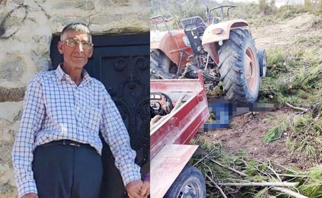 Traktörü durdurmak isterken altında kalan çiftçi öldü
