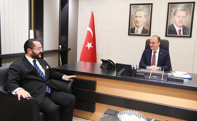 Başkan Örki MHP İl Başkanı Yılmaz'ı ağırladı