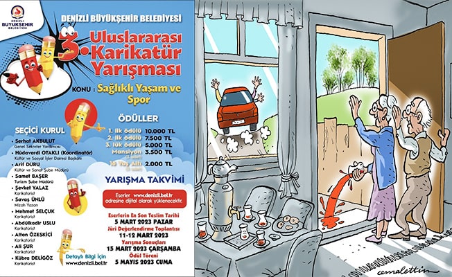 Büyükşehir’in Uluslararası Karikatür Yarışması için müracaatlar başladı