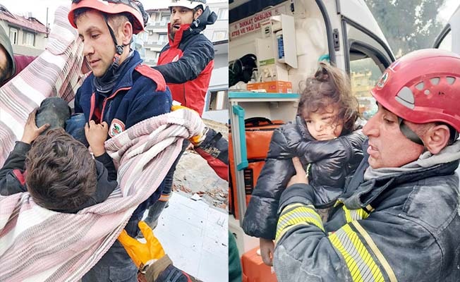 Büyükşehir ekipleri 2’si engelli 27 kişi sağ olarak kurtarıldı