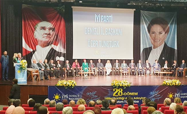 Denizli İYİ Parti Milletvekili Aday Adaylarını tanıttı