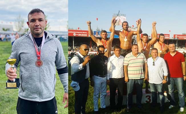 Pamukkale Belediyespor yağlı güreş sezonuna madalya ile başladı