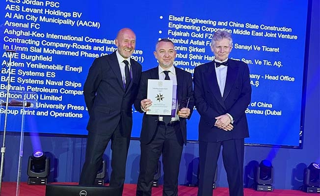Aydem Yenilenebilir Enerji’ye Uluslararası İş Güvenliği Üstün Başarı Ödülü