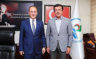Zeybekci'den Başkan Örki'ye ziyaret