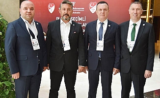Başkan Çetin'den TFF Başkanı Özdemir'e kutlama