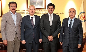 Katar Büyükelçisi'nden Başkan Zolan'a ziyaret