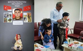 Şehit polisin adı kızının doğum gününde ölümsüzleştirildi