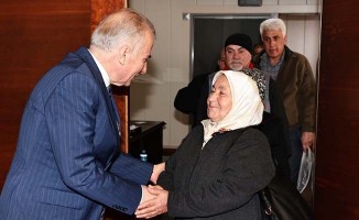 Şehit yakınlarından Başkan Zolan’a teşekkür ziyareti