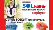 Sol Kültür, Cengiz Bozkurt’un katılımı ile kapılarını açıyor