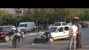 Sivil polis aracı otomobille çarpıştı: 1’i ağır 8 yaralı